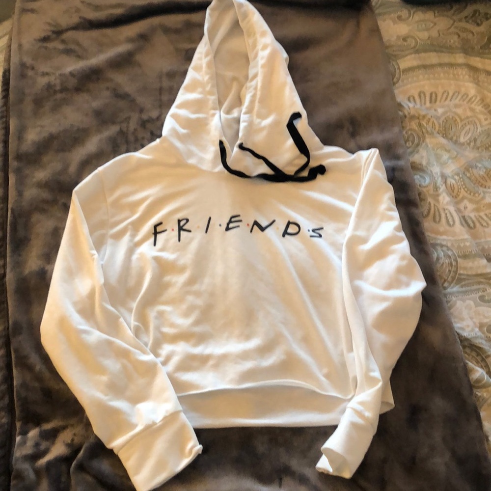 White Friends Hoodie